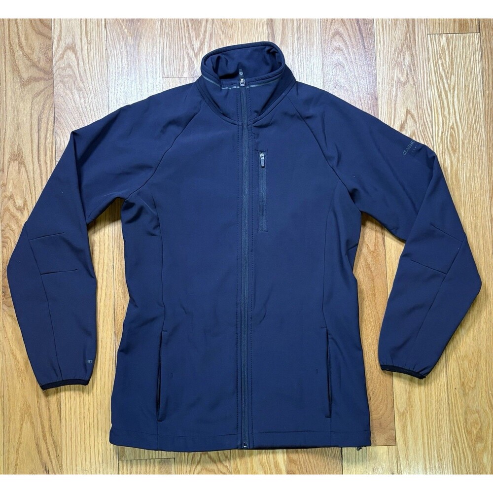Craghoppers Full Zip Soft Shell Jacket Womens US 4 UK 8 Blue Hiking Windshield